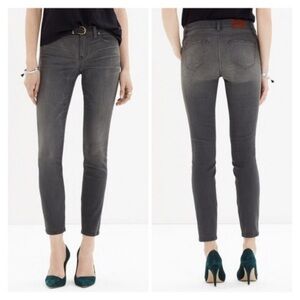 Madewell Charcoal Skinny Jeans